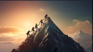 The climb together